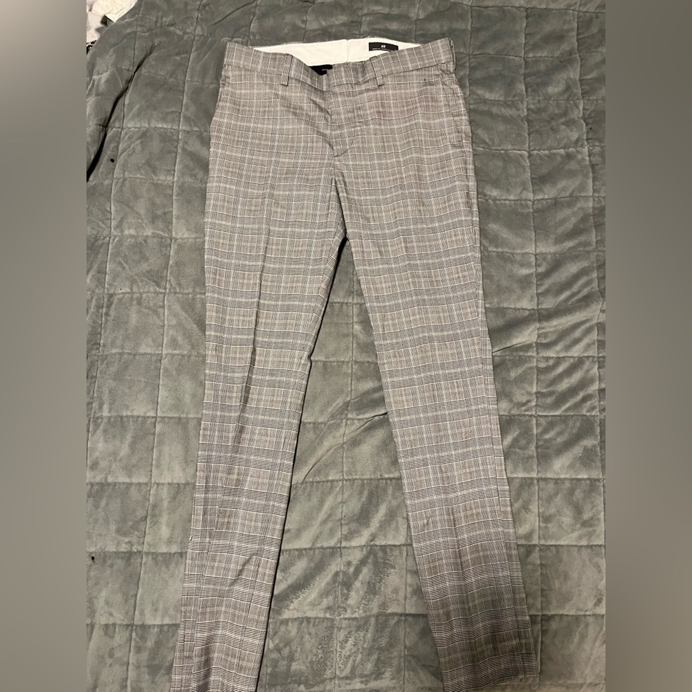 H&M Divided Plaid Dress Pants